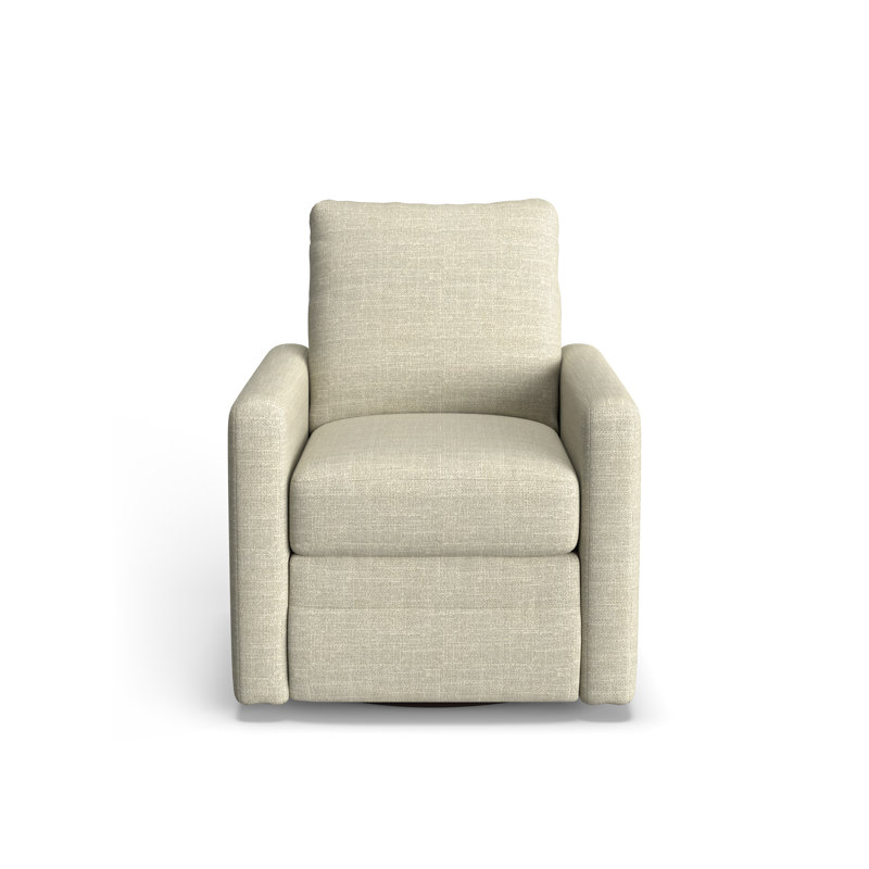 Swivel Barrel Recliner, Ivory-22533