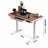 Smart  Electric Standing Desk With LCD Display & Anti-Collision System | Programmable Height-Adjustable Workstation With 70-115Cm Range | 140X60cm Rounded Desktop & Carbon Steel Frame-121651684