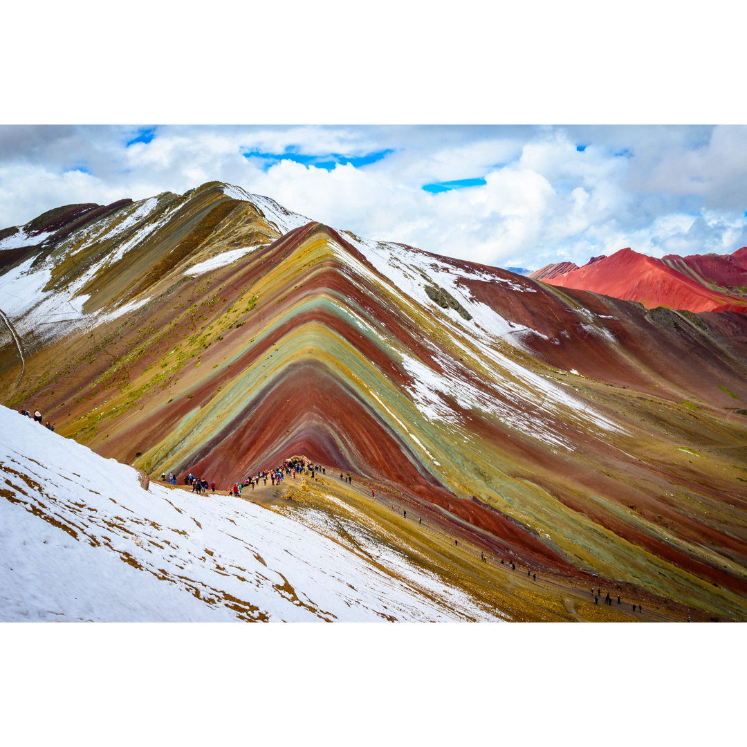 Regenbogenberg, Peru - Leinwandbild