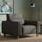 Lesley Top Grain Leather Single Recliner Seat-2107639902