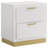 Sophia White 2-Drawer Nightstand
