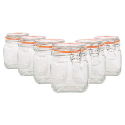 Glass Jar - Set of 6