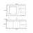 Simple modern style bathroom cabinet