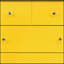 Commode Hammond, jaune-852896737