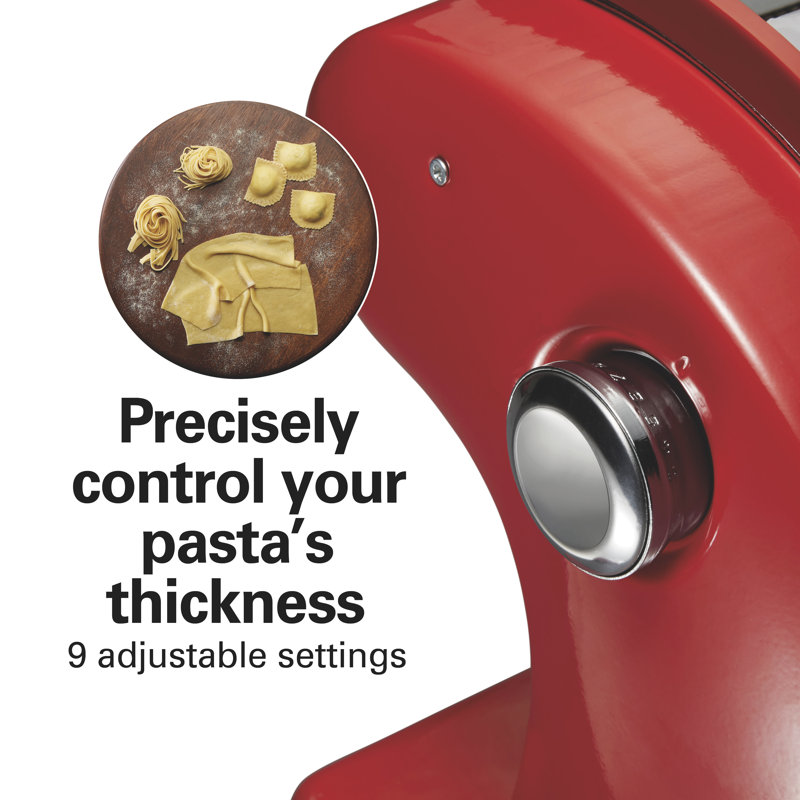 Hamilton Beach Red Electric Stainless Steel Pasta Maker