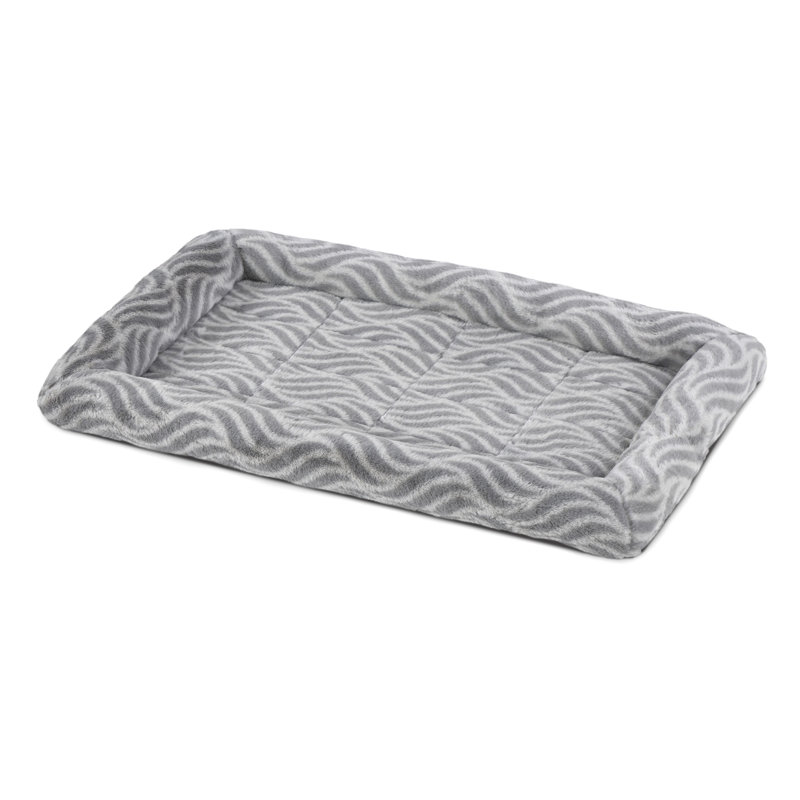 Abstract Pet Bed, Medium (29.91" W x 19.26" D x 2.96" H), Gray