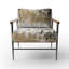 Chaise moderne avec accoudoirs rembourrés Modern Golden Abstract-595178828