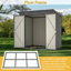 Remise de rangement extérieure 6 x 4 pi
