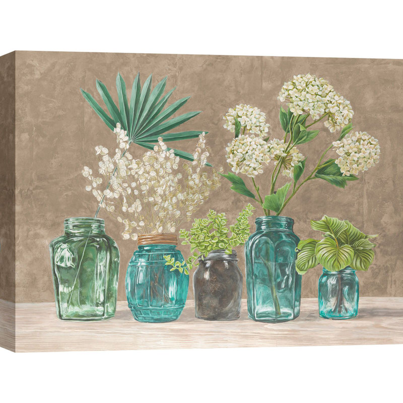 Spring Arrangement II (Neutral) by Jenny Thomlinson - Wrapped Canvas Art Prints, 60cm H x 80cm W x 4cm D