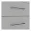 Commode, quatre tiroirs, une tablette, plateau supérieur, blanc