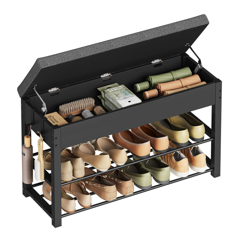 Shoe Storage, Black + dark gray