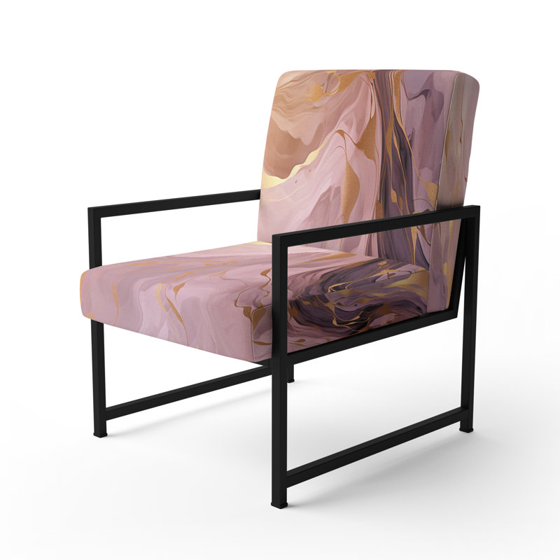 Fauteuil d'appoint Darende, Noir, noir, noir, noir