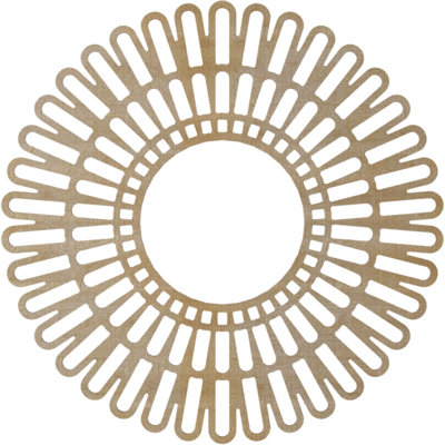 Médaillon de plafond ajouré 26 po x P 9 5/8 po x P 3/8 po Cornelia