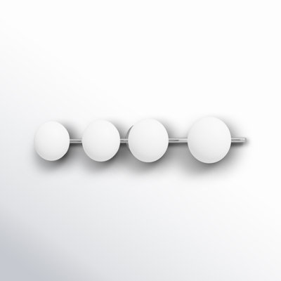 Vibi 4 Light Alabaster Dimmable Vanity Light