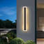Lampe murale d'extérieur imperméable rectangulaire IP65, éclairage d'entrée 3000K 18W pour patio