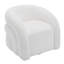 Fauteuil demi-tonneau pivotant rembourré Aunna-249351926