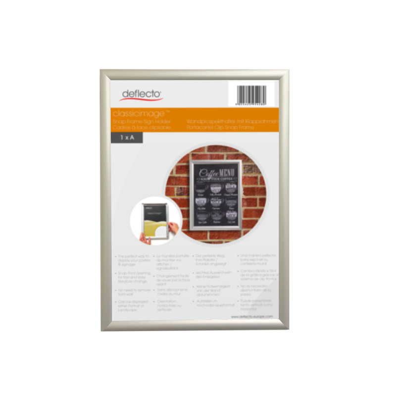 Evie-Ann Snap Frame Sign Holder, 62.4cm H X 45cm W X 1.2cm D