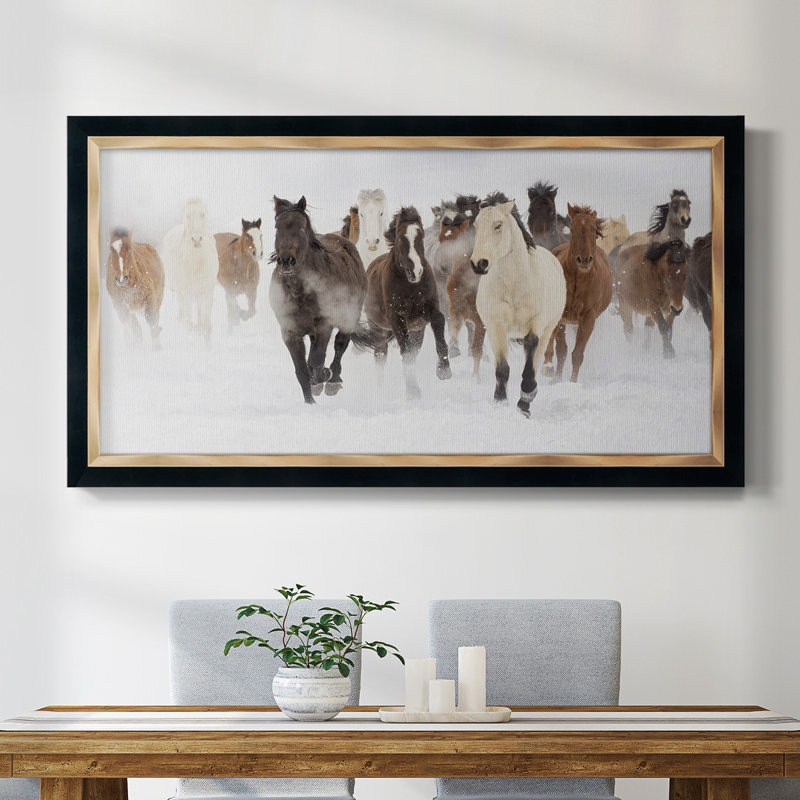 " Pasture Run ", 25" H x 45" W x 1" D