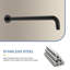 Pomme de douche à fixation murale de remplacement 16 pouces avec bras de douche à extension-103515716