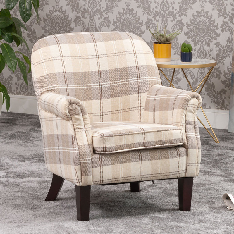 Mateo Upholstered Armchair, Beige