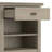 Artisan 24"W Solid Wood Contemporary Nightstand with 1 Drawer, Open Shelf Storage and Bronze Knobs-381640756