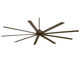 72" Xtreme 9 - Blade Standard Ceiling Fan with Remote Control