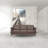 Malaga Taupe Leather Sofa (Assembled)