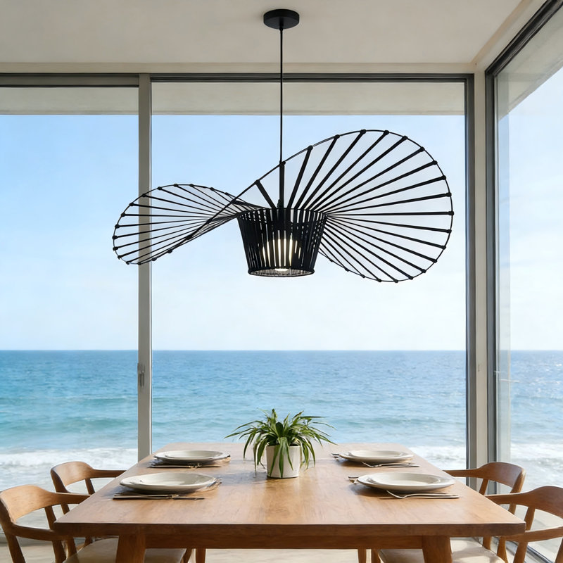 Carlose 1-Light Hat-Shaped Kitchen Island Pendant, 25cm x 80cm x 80cm