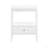 White 1-Drawer Nightstand-2102306262