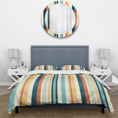 Nomadic Blend Striped Pattern I Duvet Cover