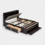 Lit plateforme tapissier Shirae-1342655476