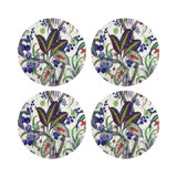 Amazonia Vegan Leather Round Pebble Placemat