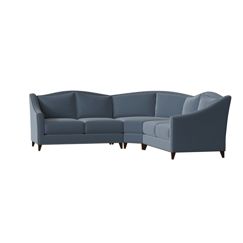 Canapé modulaire Carolina, Lapis Lena, Naturel, Graphite