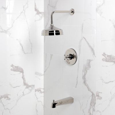 Kingston Brass Metropolitan Single-Handle Pressure Balanced Tub and Shower Faucet