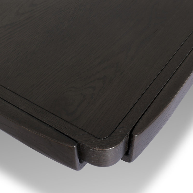 Hurley Rectangle Oak Double Pedestal Dining Table, 30" H x 96" W x 46" D