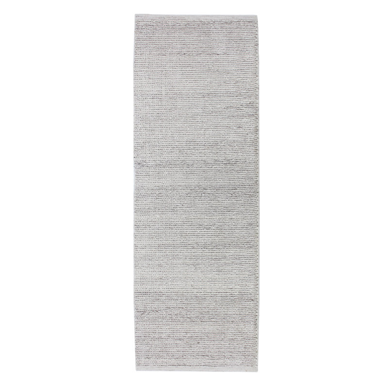 Area Rug in Snow, Runner 2'6" x 12'