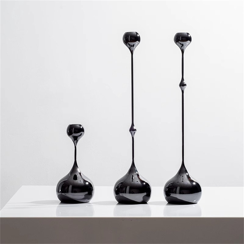 13.78'' H Metal Fireplace Candlestick