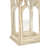 Wooden Standing Decorative Indoor Outdoor White Candle Lantern