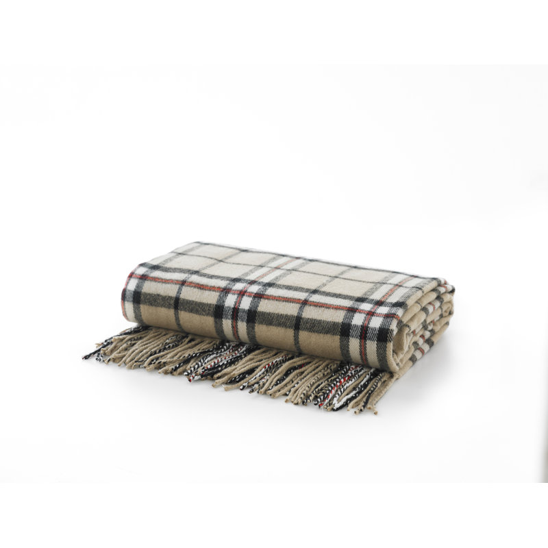 Plain Weave / Muslin Throw Blanket, Brown