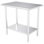 Table de préparation en acier inoxydable robuste L 36 po x l 24 po Kleensteel, table de travail commerciale avec tablette réglable