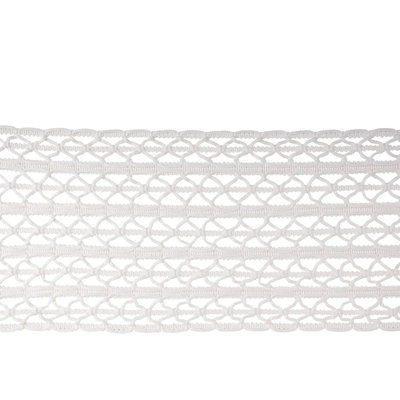 Tissu bordure blanche