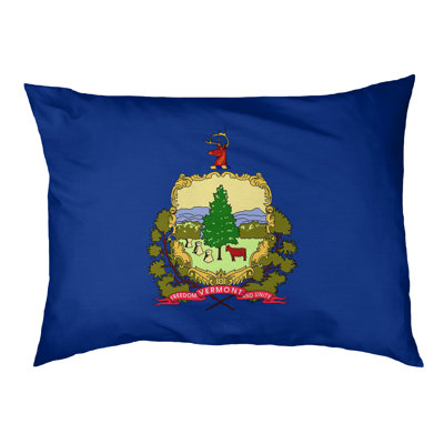 Coussin stylisé vermont flag Burien