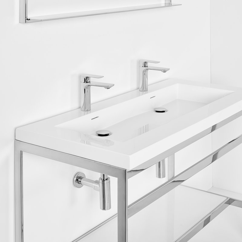 C 48.25" Single Bathroom Vanity Set with Mirror