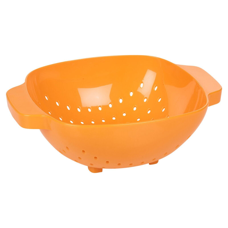 Belfry Kitchen Creekside Plastic Colander, Orange