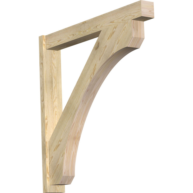 Legacy Block Perspector, P 44 po x H 44 po, Cèdre rouge de l'Ouest de 6 po (sciage brut)