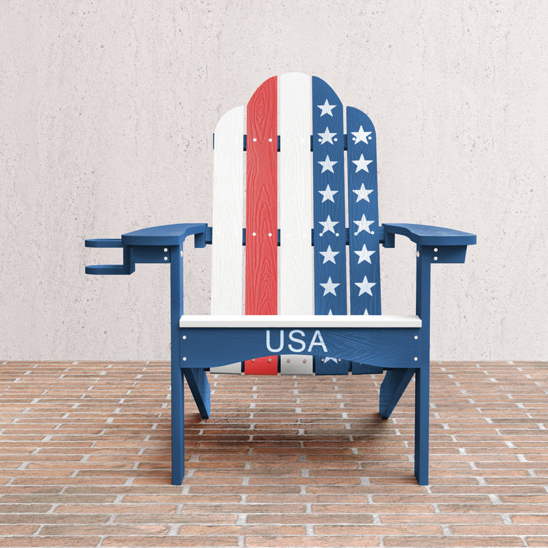 Bickford Plastic Adirondack Chair, Navy