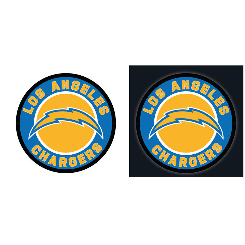 Plaque murale lumineuse NFL, Les Chargers de Los Angeles