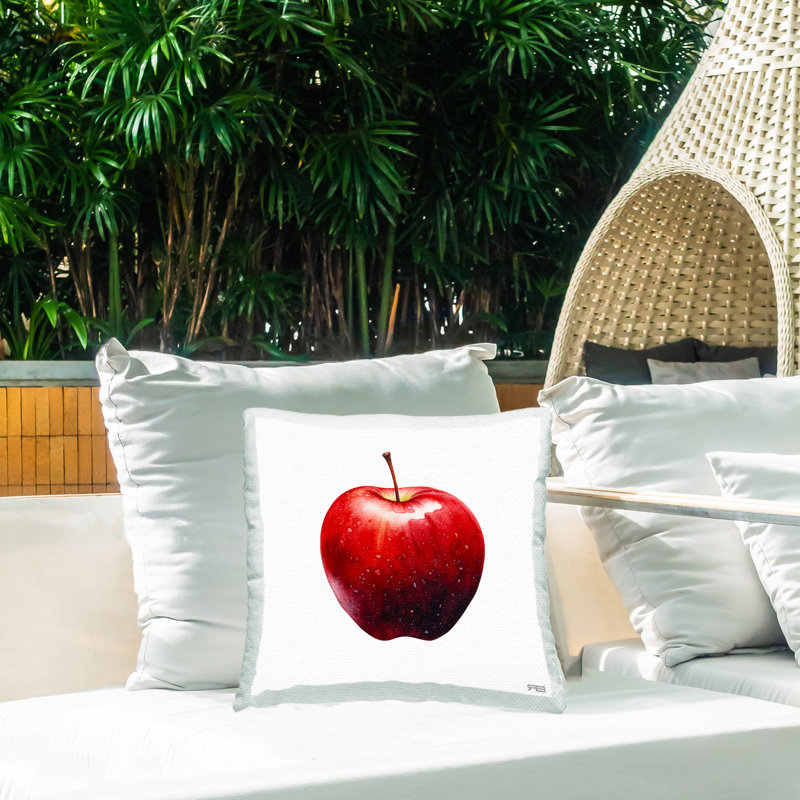 Coussin d'extérieur Lush Red Apple