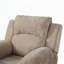 Fauteuil inclinable manuel en chenille avec 3 positions réglables, coussin en mousse souple