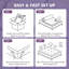 Surmatelas moelleux de 4 po pour dortoir et université, surmatelas respirant rafraîchissant avec sangles élastiques, certifié OEKO-TEX®-783352618